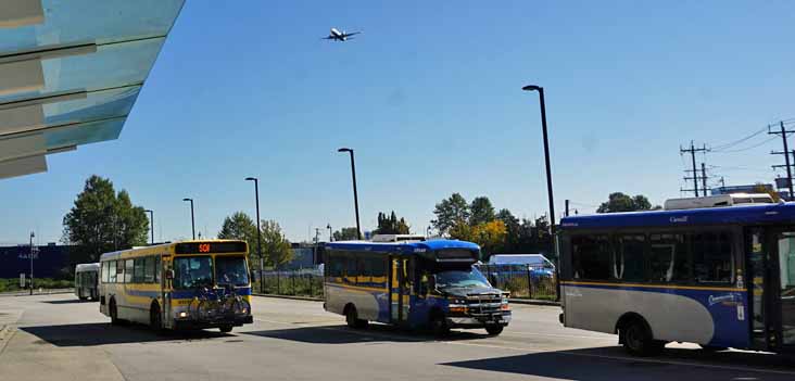 Coast Mountain Bus Community Shuttle Chevrolet G4500 AMROC SOM 28 19517, 19540 & Orion V 9280